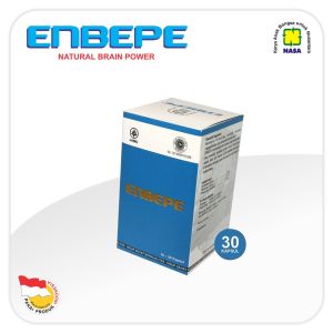ENBEPE Brain Booster Kapsul - Suplemen Otak Kaya Zaitun & Vitamin B untuk Kesehatan Kepikunan & Stress