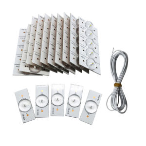 ZM10Q 100PCS 50pcs 2M Wire Light Strip Accessories 32-65 LED TV Repair SMD Lamp Beads 3V Led Light Strip Parts Backlight Bead
