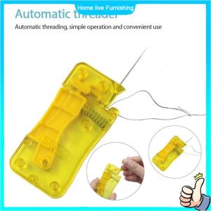 Quick Needle Introducer Elderly Automatic Sewing Needle Threader Sewing Supplies Sewing Accessories Hand Work Tools