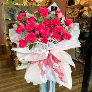 Buket Bunga Artificial Buket Bunga Valentine Kado Romantis Kado Valentine Kado Anniversary Kado Ulang Tahun