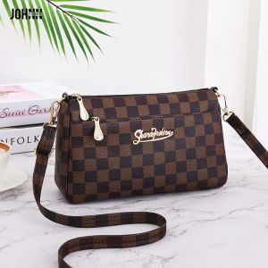 ELACCENT กระเป๋าสะพาย กระเป๋าสะพายผญ กระเป๋าสะพายผู้หญิง กระเป๋าแฟชั่น PU เกรดสูง สะพายข้างผญกระเป๋าสะพายแฟชั่น พิมพ์วินเทจ ความจุสูงใบเลกระเป๋าใส่มือถือ ใส่เหรียญ กระเป๋าสะพายผญ กระเป๋าสะพาย