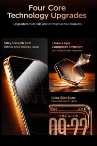 Premium Tempered Glass Screen Protector For iPhone 17Air/16e/16/15/14/13 Pro Max/Plus HD Clear