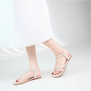 Giày Sandal Nữ NaVy Shoes - Sandal Nữ Xỏ Ngón Đế Bệt Thời Trang Mùa Hè Đi Học Đi Biển Cực Xinh