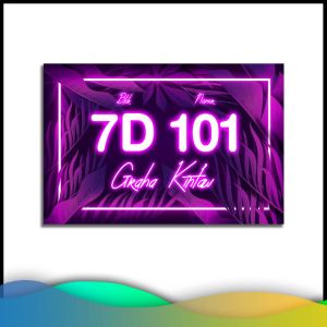 Nomor Rumah Akrilik Printing / Nomor Rumah Neon Stiker Series 01