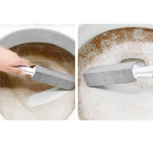 songduanshi Pumice Stone Toilet Brush Bathroom WC Toilet Cleaning Brush Wand Tile Sink Bathtub Limescale Stain Remove Washing Cleaning Tool