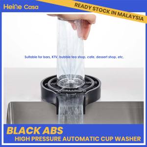Black ABS High Pressure Multi Angle Spray Washing Rinser Kitchen Sink Access