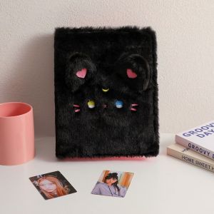 ROBERTA Inner Page Refill Cat Bear Cards Album Cover Photocard Holder Card Albums Plush Binder Cover Korean Loose-leaf Collection Book Cover Idol Photo Card