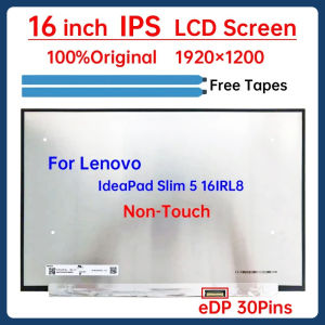 16 Inch Laptop LCD Screen N160JCE-ELL NV160WUM-N48 For Lenovo IdeaPad Slim 5 16IRL8 Display Panel 30 Pins 5D11K06176 5D11K06180