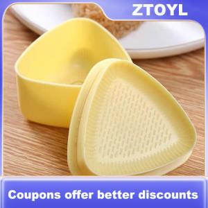 【ZTOYL】 2 cái DIY Sushi khuôn onigiri gạo bóng thực phẩm Báo Chí tam giác Sushi Maker khuôn Nhật Bản nhà bếp Bento phụ kiện công cụ