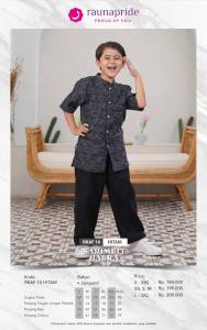 NEW MOTIF Sarimbit Keluarga Rauna / SR-10 Haura Hitam