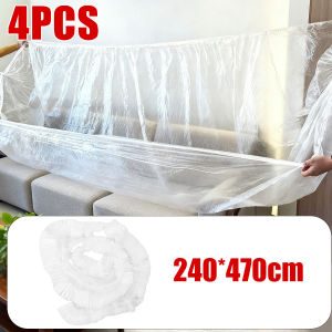 6Pcs Dust Covers With Elastic Drawstring For Sofas Beds Cabinets Essential Travel Companions Home Furnishings Universal Sofa Wardrobe Covers Household Supplies