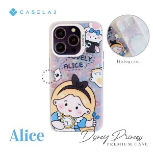 NEW Case !! SHINY PRINCESS CHARACTER ALICE AND SNOWWHITE JAPAN PRINTING CASE IP 14 PROMAX 14 PRO 14 13 PROMAX 13 PRO 13 12 PROMAX 12 PRO 12 11 PREMIUM COVER BERGAMBAR CARTOON