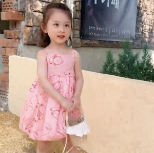 kyiibaby Summer preppy fashion Little Girl New girls summer dress children skirt thin kybb237