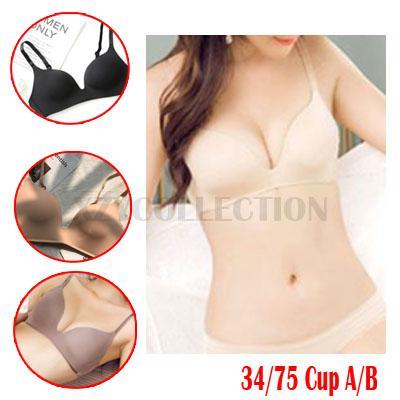 34/75 Cup A/B Seamless Bras for Women Push Up Bras No Wire