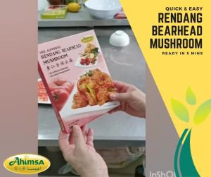 Ahimsa Instant Vegetarian Authentic Rendang Bearhead Mushroom 200G
