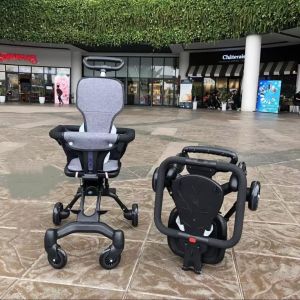 Xe đẩy du lịch cho bé gấp gọn tiết kiệm diện tích xoay 2 chiều đa năng