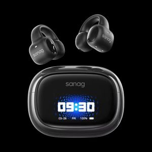 SANAG-S3 Pro AI Wireless Earphones with Bluetooth Audio Device with Smart Screen 360 ° Stereo TWS Editing