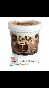 Collins Glaze COKLAT 500gr Topping Donat REPACK