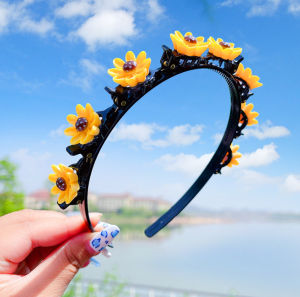 Bando Kepang Rambut Anak Bando Jepit Korea Style Bandana Kepang YJ200