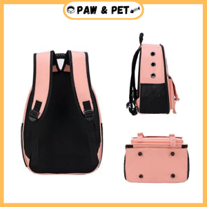 Transparent Top Pet Travel Carrier Outdoor Bagpack Pet Accessories Storage Bag with Straps