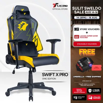 TTRacing Swift X Pro Onic Edition Gaming Chair Ergonomic Office Chair - 2 Years Official Warranty