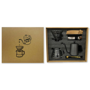 Ready Stock Coffee Gift Set grinder kettle spoon filter for friends/couple/family Kopi set hadiah untuk kawan/keluarga