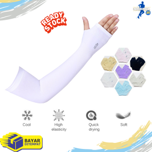 GO-Sleeve Manset Lengan Panjang Olahraga Anti UV | Handsock Mangset Voli Mancing Hiking Trail pria wanita