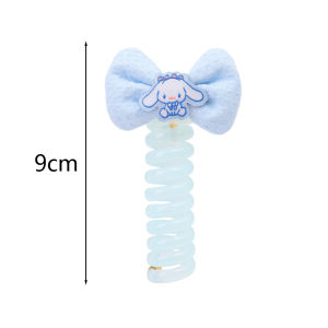 【แคสเทิล】สายโทรศัพท์การ์ตูนน่ารักยางรัดผมเด็กผู้หญิงหางม้ายืดหยุ่นวง S อุปกรณ์เสริมเชือกรัดผมถักหวาน