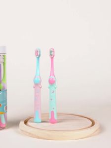 Childrens Toothbrush with Soft Bristles for Gum Protection 3 to 6 to 12 Year Old Baby Child Toothbrush Small Head Household High-end Toothpaste Set