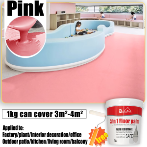 3 In 1 Epoxy Floor Paint Cement Floor Paint Wear-Resistant Epoxy Paint For Flooring Floor Paint Epoxy Wear Resistant Epoxy Floor Paint For Cement Floor Color Change Garage Floor Paint For Flooring Epoxy Floor Coating Not Epoxy Resin For Flooring