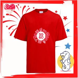 2025 National Day T Shirt Lightweight Breathable Casual Short Sleeve Singapore Anniversary 60 Th T Shirt Men Outdoors Dry Fit T Shirt Sg60