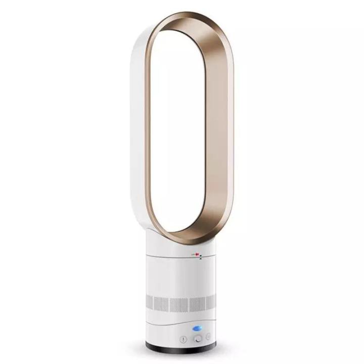 Bladeless Electric Fan With Remote Child Safety Tower Fan Child Safe Stylish Easy Clean & Adjustable New Bladeless Fan Air Cooler Air Conditioner Fan Cooler Negative Ions Safety Tower Fan Bladeless Electric Fan With Remote