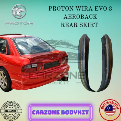 PROTON WIRA EVO 3 AEROBACK REAR SKIRT BODYKIT (FRP)
