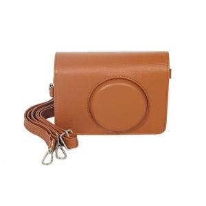 Leather Camera Housing Drop Prevention Easy Maintenance Carrying Solution Protective Cover Travel Friendly Black/Brown