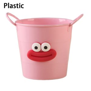 LUMINOU Miệng Lớn Hộp đựng bút chì Tự làm Hoạt hình Hộp đựng bút Dễ thương Tròn Xô đựng đồ để bàn Văn phòng phẩm học sinh