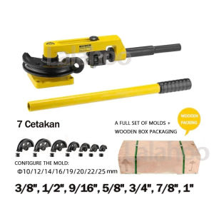 Alat Bending Pipa Hidrolik Manual 10-60mm Besi/Steel/Galvanis/Aluminum Pipe Bending Tool Alat Bengkok Besi