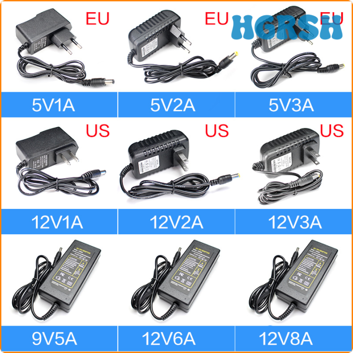 Hgrsh Ac 220v 110v To Dc Power Supply Adapter 5v 12v 24v 9v 15v 13v Led