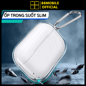 Vỏ bảo vệ bao đựng tai nghe Airpods 4 _ Pro 2 _ 3 _2 _1 Slim trong suốt cao cấp