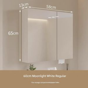 (2 Day Doorstep Delivery) LED Bathroom mirror frame storage cabinet smart bathroom mirror cabinet
