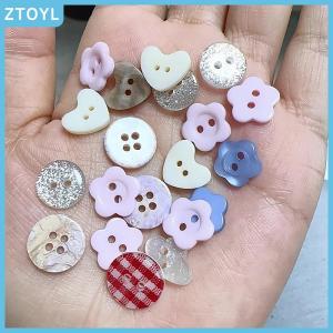 ZTOYL 10pcs Randomly Diy Scrapbooking Cute Sewing Button Clothing Accessories