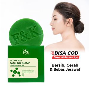 Sabun Sulfur Soap Brightening Skin Bebas Jerawat 50g
