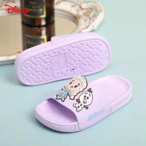 Disney Disney Children Princess Slippers Summer Baby Toddler Shoes Indoor Home Anti-slip New Style Girl Sandals Soft