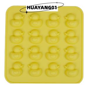 HUAYANG01 [HOT FASHION] น่ารักเป็ดซิลิโคนแม่พิมพ์ DIY ช็อกโกแลตน้ำแข็งบิสกิตขนมแม่พิมพ์