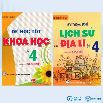 Sách - Combo Để Học Tốt Khoa Học + Lịch Sử Và Địa Lí Lớp 4 (Dùng Kèm SGK Cánh Diều) (Bộ 2 Cuốn) - HA - Newshop