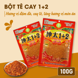 Bột ớt cay tê 1+2 gia vị tẩm ướp bột ớt chấm lạp xưởng rắc đồ ăn pha đồ chấm chuẩn vị