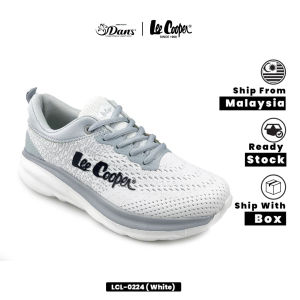 Dans X Lee Cooper Kasut Sneaker Wanita  – Hitam / Putih LCL-0224