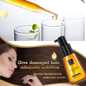 น้ำมันบำรุงผมแบบไม่ต้องล้าง ช่วยบำรุงผมและปลายผมด้วยสูตรอโฟก้าและน้ำมันเมล็ดพืช