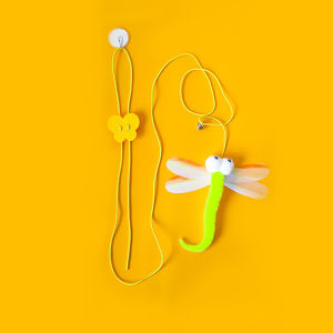 ของเล่นแมว แบบยืดหยุ่น ของเล่นสําหรับสัตว์เลี้ยง ของเล่นล่อเเมว ยางยืดล่อแมว รูปสัตว์จำลอง มี 6 แบบให้เลือก ตุ๊กตาตกแมว ล่อแมว ยืดได้