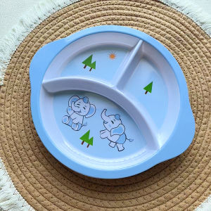 Baby Plate Sets with Fork Bowl Dinner Plates Baby Feeding Set