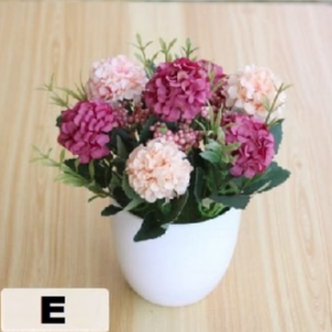 MPPT12PT13PT14 Pot Tanaman Hias Bunga Hias Plastik Ornamen Pot Bonsai Artificial Flower Decoration